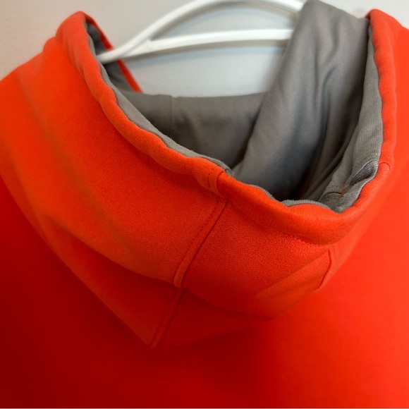 Under Armour | Fishing Hoodie | Size Mens L | Orange - Picture 7 of 8